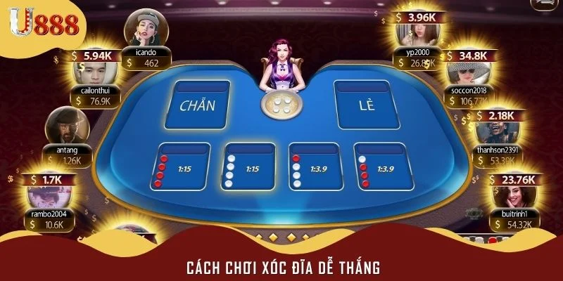 Cách chơi xóc đĩa dễ thắng