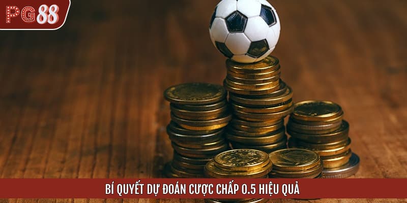 Bí quyết dự đoán cược chấp 0.5 hiệu quả