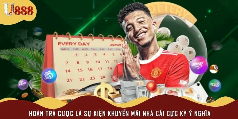 Hoàn trả cược là sự kiện khuyến mãi nhà cái cực kỳ ý nghĩa