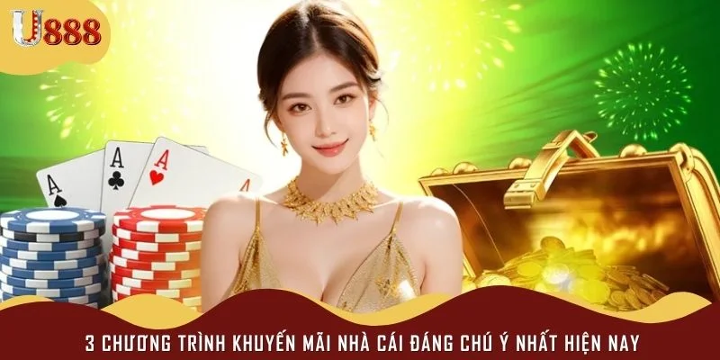 3 chương trình khuyến mãi nhà cái đáng chú ý nhất hiện nay