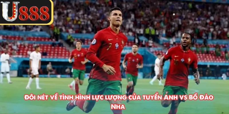 Đôi nét về tình hình lực lượng của tuyển Anh vs Bồ Đào Nha