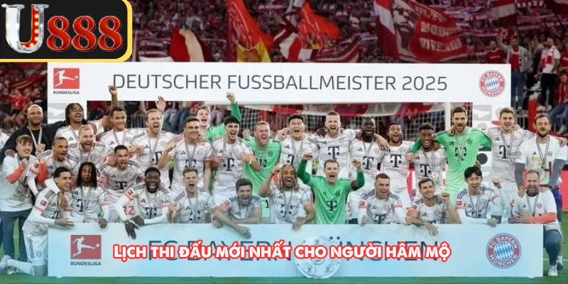Lịch thi đấu mới nhất cho người hâm mộ