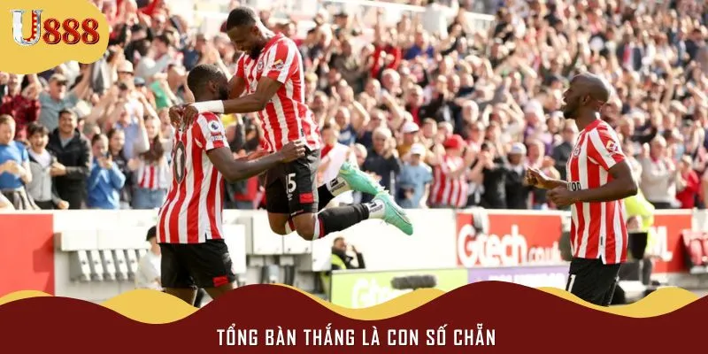Khả năng trận đấu giữa Nottingham Forest vs Brentford chẵn bàn thắng